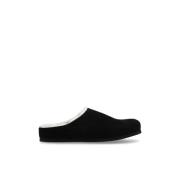 Leren slides Klomp Common Projects , Black , Dames