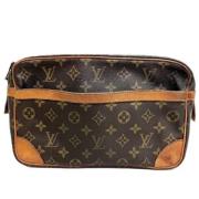 Pre-owned Fabric louis-vuitton-bags Louis Vuitton Vintage , Brown , Da...