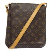 Pre-owned Canvas louis-vuitton-bags Louis Vuitton Vintage , Brown , Da...