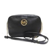 Pre-owned Leather shoulder-bags Michael Kors Pre-owned , Black , Dames