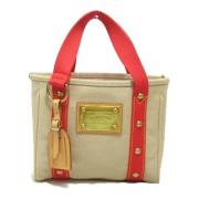 Pre-owned Canvas louis-vuitton-bags Louis Vuitton Vintage , Brown , Da...