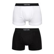 Twee-pack boxershorts Tom Ford , Black , Heren