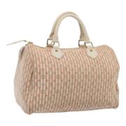 Pre-owned Canvas handbags Louis Vuitton Vintage , Pink , Dames