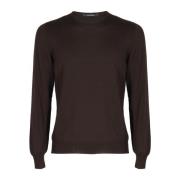 Round-neck Knitwear Tagliatore , Brown , Heren