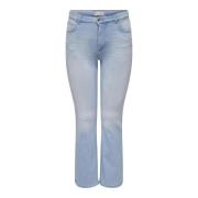 Wijde Denim Jeans Only Carmakoma , Blue , Dames