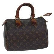 Pre-owned Canvas handbags Louis Vuitton Vintage , Brown , Dames