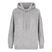 Kasjmier en Zijden Hoodie Laneus , Gray , Dames