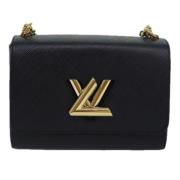 Pre-owned Leather louis-vuitton-bags Louis Vuitton Vintage , Black , D...