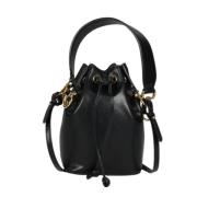 Pre-owned Leather handbags Fendi Vintage , Black , Dames