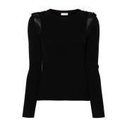 Zwarte Sweater Collectie Liu Jo , Black , Dames