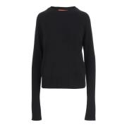 Luxe Cashmere Trui in Roze Wild Cashmere , Black , Dames