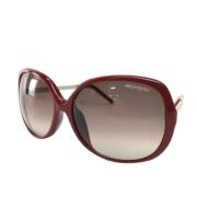 Pre-owned Fabric sunglasses Yves Saint Laurent Vintage , Red , Dames