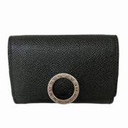 Pre-owned Leather wallets Bvlgari Vintage , Black , Unisex