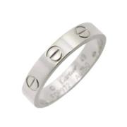 Pre-owned Silver rings Cartier Vintage , Gray , Dames