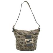 Pre-owned Canvas fendi-bags Fendi Vintage , Brown , Dames