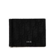 Pre-owned Canvas wallets Dior Vintage , Black , Dames