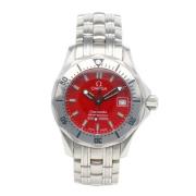 Pre-owned Stainless Steel watches Omega Vintage , Red , Dames