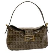 Pre-owned Canvas fendi-bags Fendi Vintage , Brown , Dames