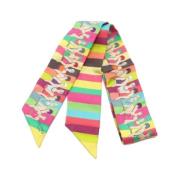 Pre-owned Silk scarves Hermès Vintage , Multicolor , Dames