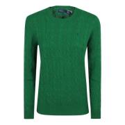 Groen Gras Langemouw Pullover Polo Ralph Lauren , Green , Dames