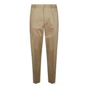 Katoenen Formele Broek Tagliatore , Beige , Heren