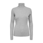 Trendy Grijze Coltrui Soyaconcept , Gray , Dames