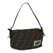 Pre-owned Canvas fendi-bags Fendi Vintage , Brown , Dames