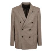 Bruine jas voor mannen Aw24 Lardini , Brown , Heren