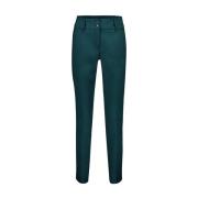 Diana Smart Teal Broek Red Button , Green , Dames