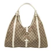 Pre-owned Leather gucci-bags Gucci Vintage , Beige , Dames