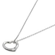 Pre-owned Platinum necklaces Tiffany & Co. Pre-owned , Gray , Dames