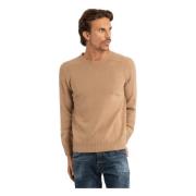 Veelzijdige en Verfijnde Sweaters Gran Sasso , Brown , Heren