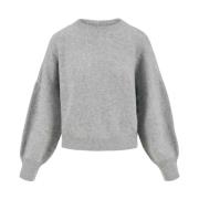 Hart Detail Gebreide Trui Zusss , Gray , Dames