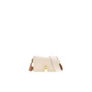 Vergrendelde Crossbody Mini Tas Magnolia Carolina Herrera , Beige , Da...