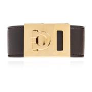 Leren armband Salvatore Ferragamo , Brown , Dames