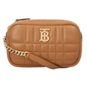 Leather shoulder-bags Burberry , Brown , Dames