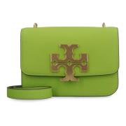 Luxe Leren Mini Schoudertas Tory Burch , Green , Dames