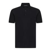 Zwarte Slim-Fit Poloshirt Dolce & Gabbana , Black , Heren