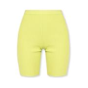 Luna cropped leggings Samsøe Samsøe , Yellow , Dames