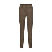 Diana Smart Mud Broek Red Button , Beige , Dames