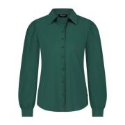 Groene blouse met pofmouwen Lady Day , Green , Dames