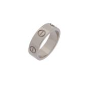 Pre-owned Silver rings Cartier Vintage , Gray , Dames