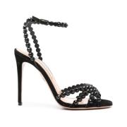 Stijlvolle Sandalen voor Vrouwen Aquazzura , Black , Dames