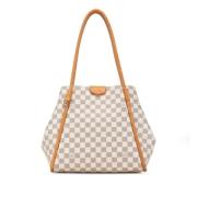 Pre-owned Canvas totes Louis Vuitton Vintage , White , Dames