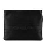 Pre-owned Leather pouches Dior Vintage , Black , Dames