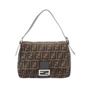 Pre-owned Leather fendi-bags Fendi Vintage , Brown , Dames