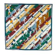 Pre-owned Silk scarves Hermès Vintage , Multicolor , Dames