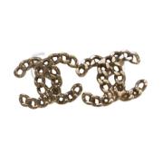 Pre-owned Metal chanel-jewelry Chanel Vintage , Yellow , Dames