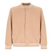 Varsity Cashmere Bomber Laneus , Brown , Heren