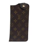 Pre-owned Canvas pouches Louis Vuitton Vintage , Brown , Dames